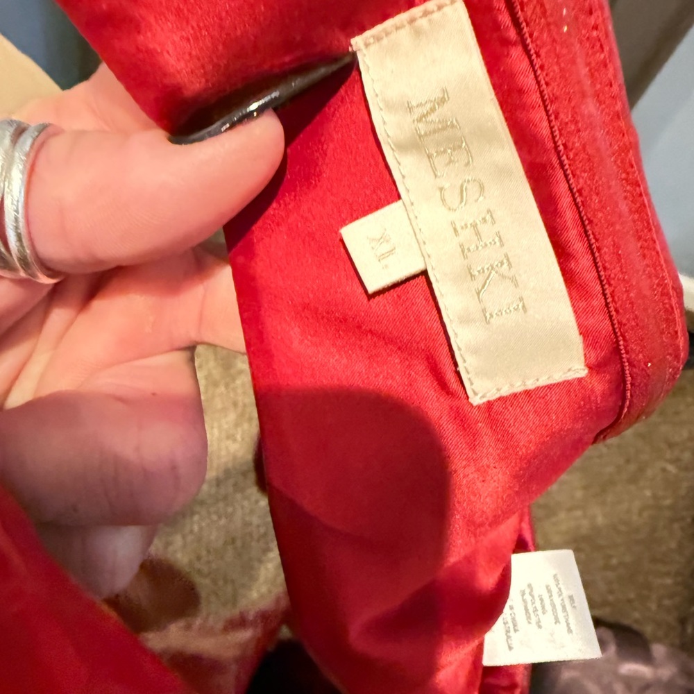 Meshki Red Croc-Effect faux leather - Picture 9 of 11